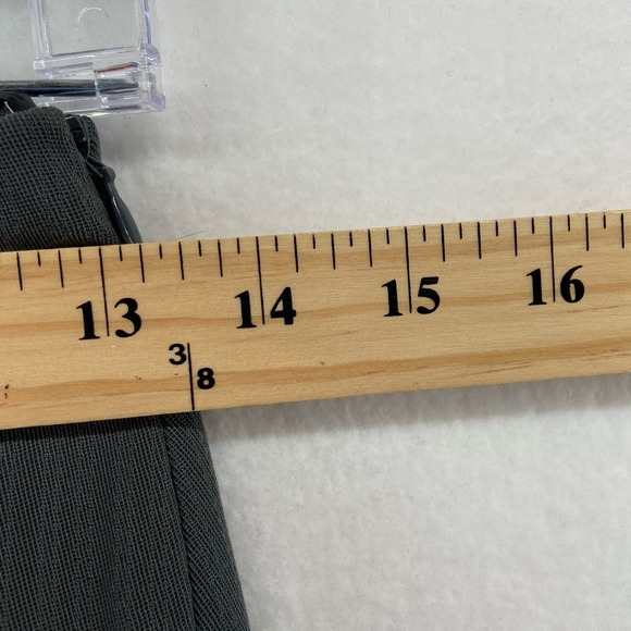 Emporio Armani Gray Wool Blend Side Zip Pants Size 4‎ - Picture 8 of 8